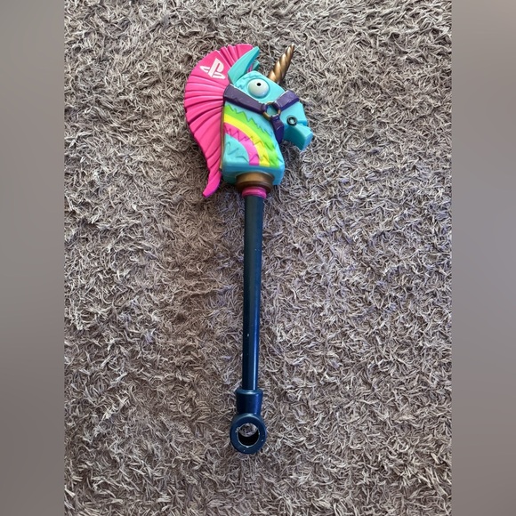 Fortnite Rainbow Smash Prop Replica Pickaxe 38” Full Size Unicorn Cosplay - Picture 1 of 10